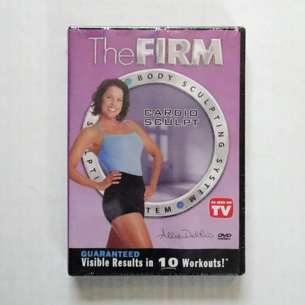 The Firm Body Sculpting System Cardio Sculpt Workout DVD Allie Del Rio Slim New